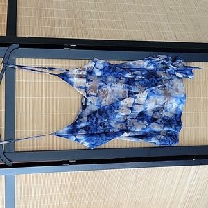 NWT ORIG $69 Crossover cami with side tie size L. Adjustable straps
